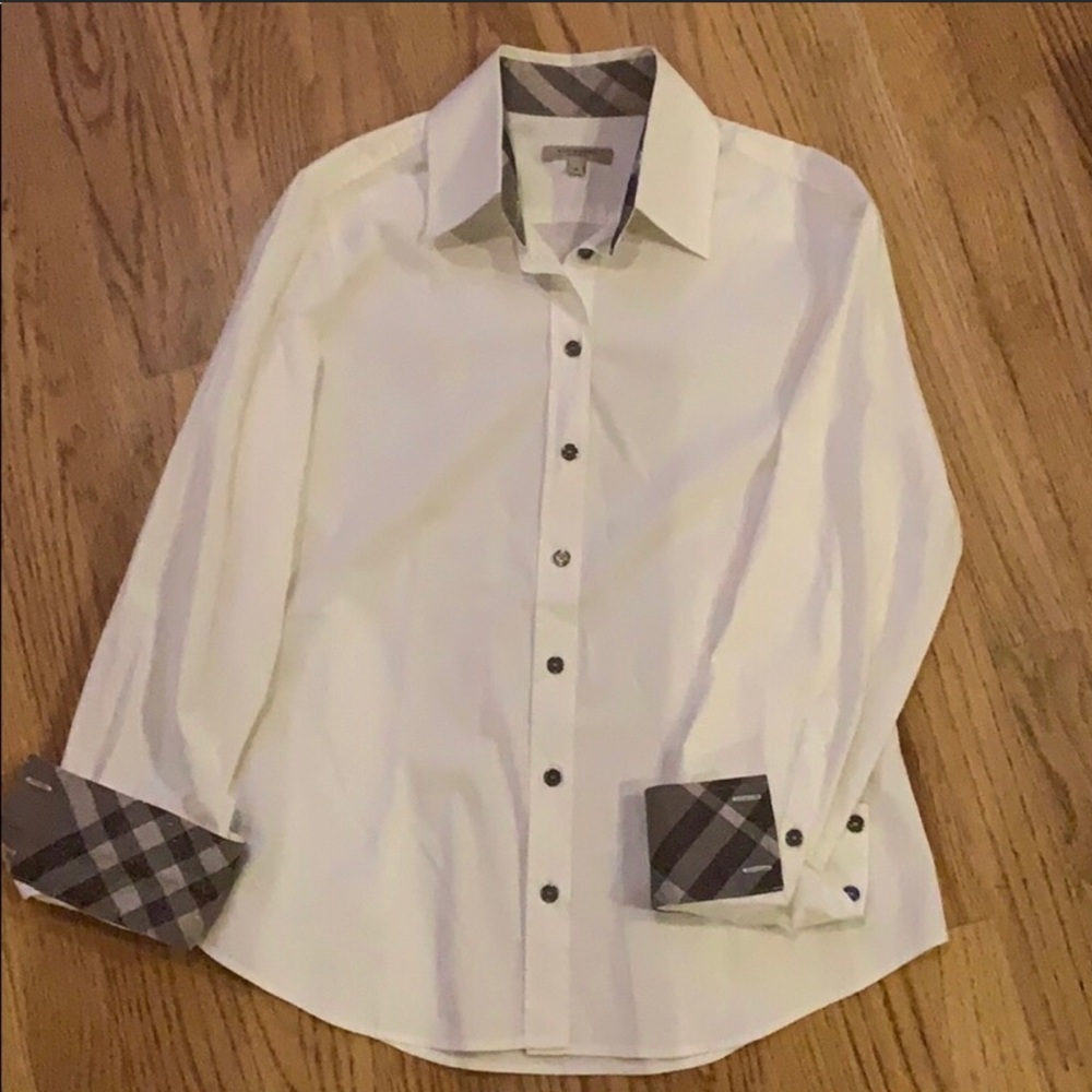 Burberry classic white shirt